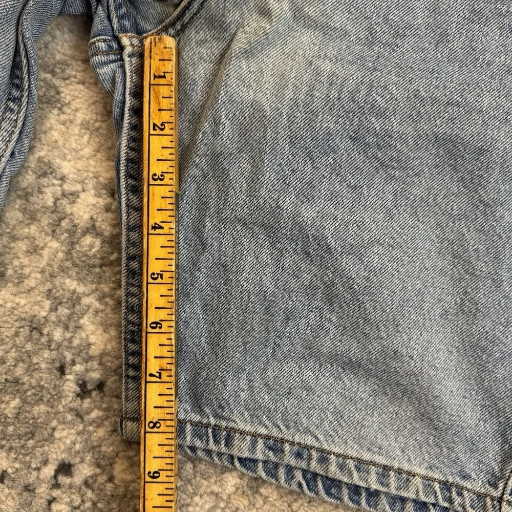 Vintage Levi's 505 Regular Fit Denim Shorts Men's Size 33 Light Wash Made in USA